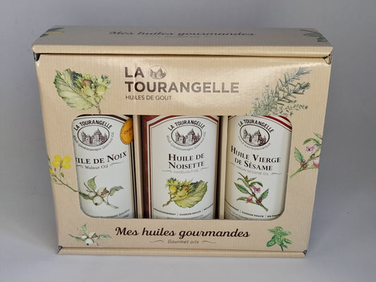 Coffret d'huiles gourmandes 250ml x3