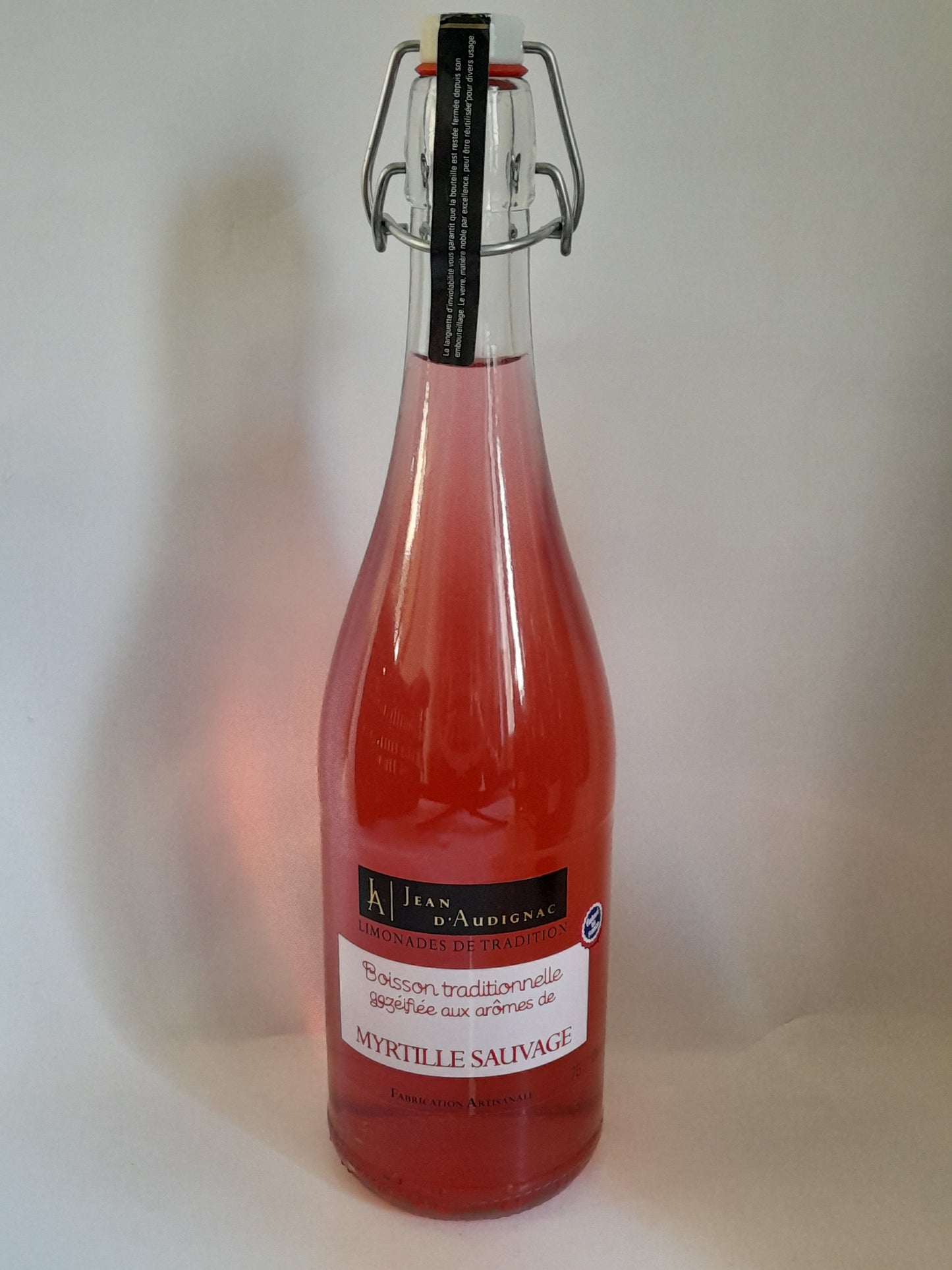 Limonade artisanale MYRTILLE SAUVAGE 75CL