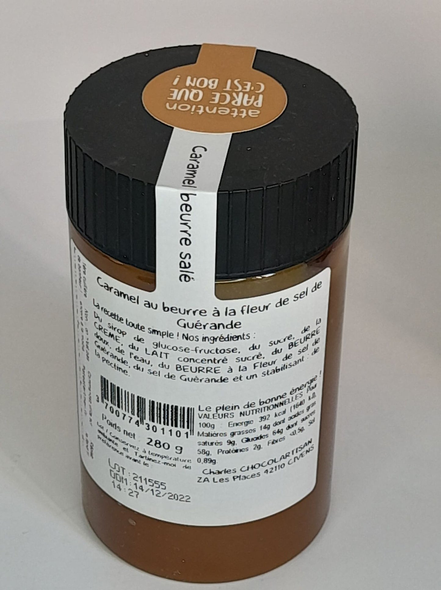 Caramel au beurre salé 280G