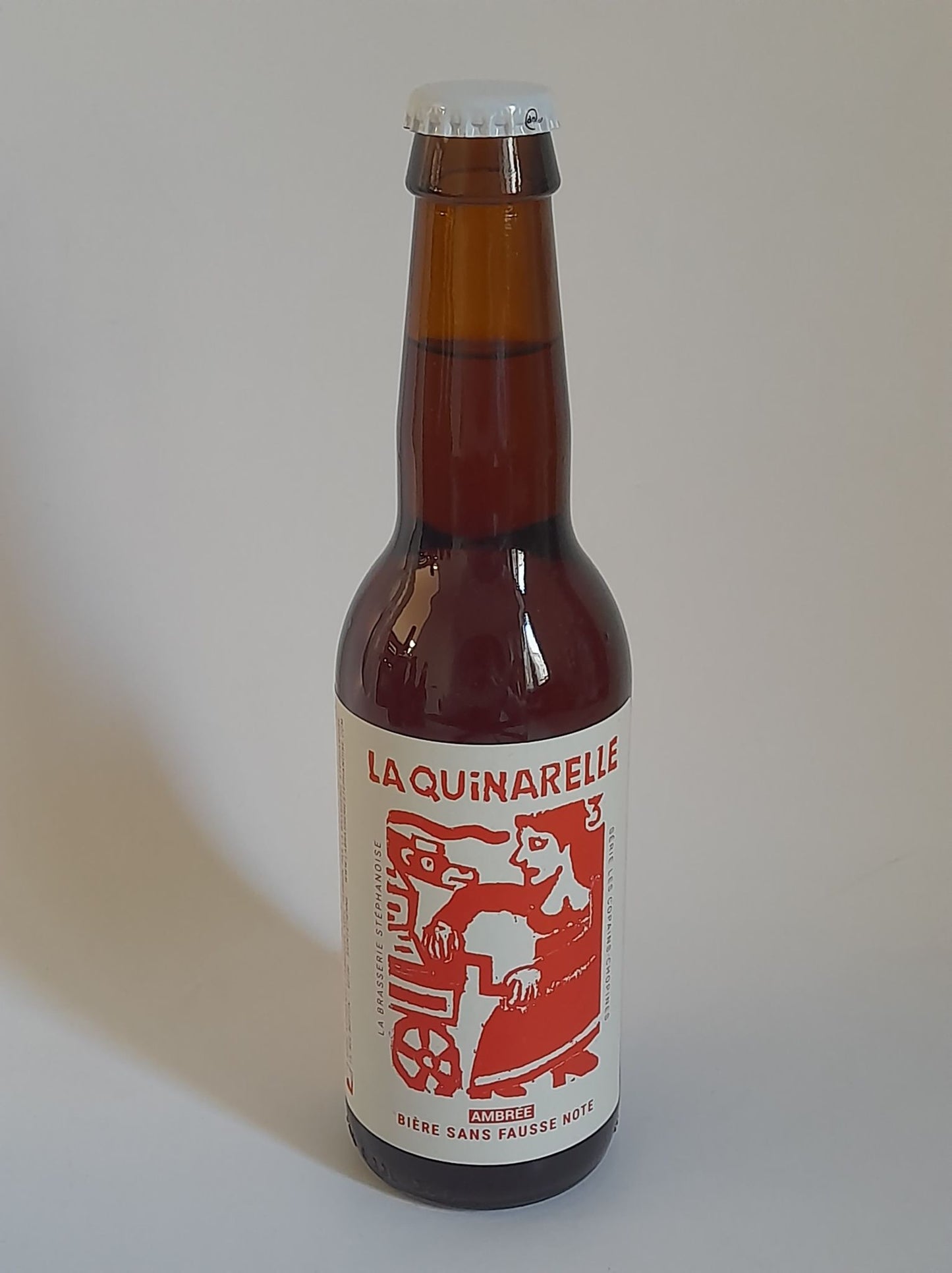 La Quinarelle bière Ambrée 33CL La Brasserie Stéphanoise